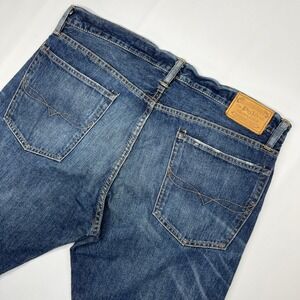 Polo Ralph Lauren Mens Straight Leg Jeans 36x34 Blue Denim Authentic Dungarees